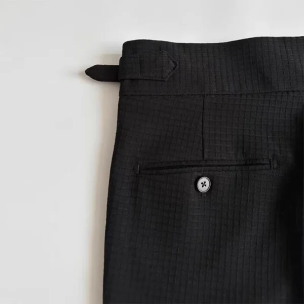 Men High Waisted Trousers - Image 8