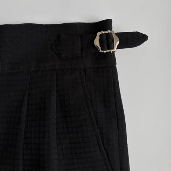 Men High Waisted Trousers - Image 7