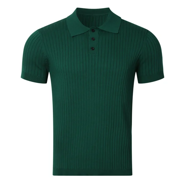 Men’s Old Money Polo Shirt - Image 3