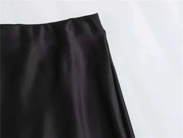 Women's Long Satin Old Money Skirt - Image 8