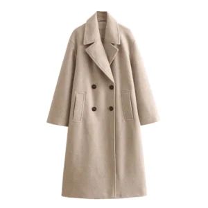 Women's Old Money Loose Long Coat