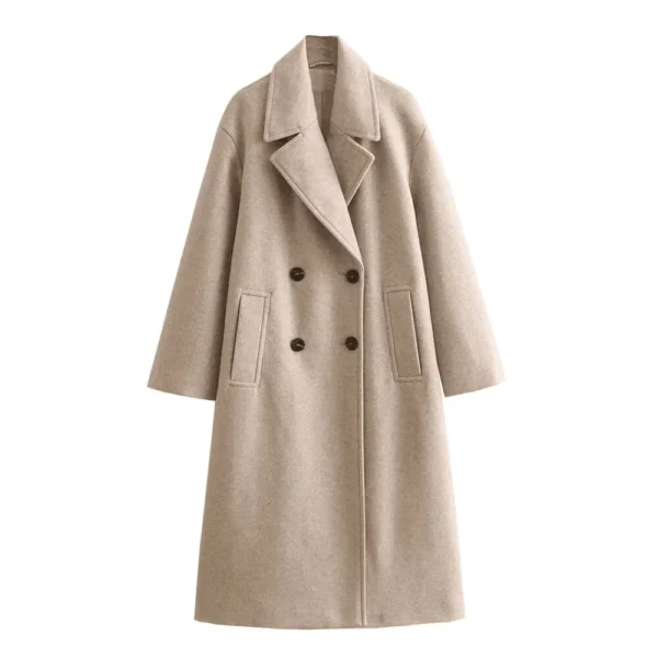 Women's Old Money Loose Long Coat