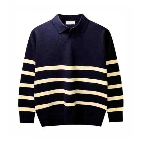 Men's Old Money Collared Sweater - Image 5