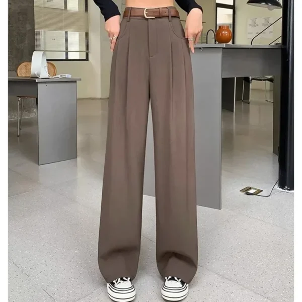 Women's High Waist Old Money Trousers - Image 3