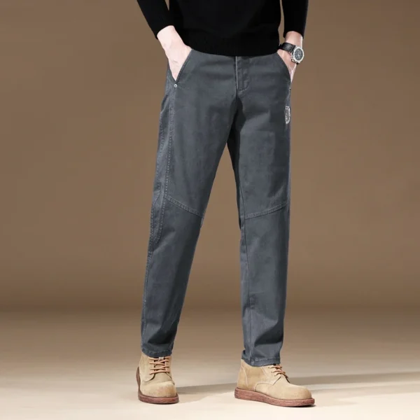 Men's Old Money Casual Trousers - Image 3