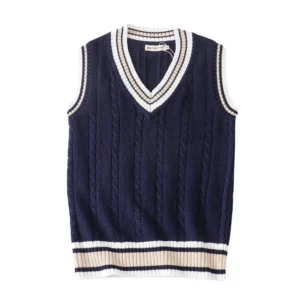 Men's V-neck Knitted Vest