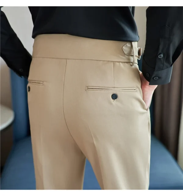 Men’s Slim Fit Old Money Formal Trousers - Image 17