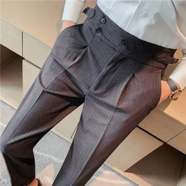 Men’s Slim Fit Old Money Formal Trousers - Image 6