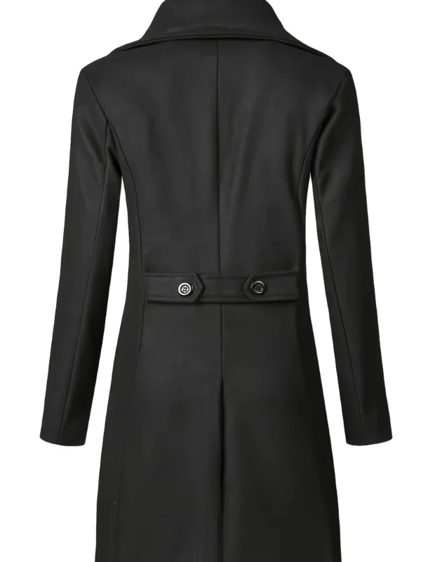 Men's Old Money Long Coat - Image 6