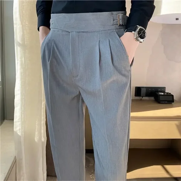 Men’s Slim Fit Old Money Formal Trousers - Image 5