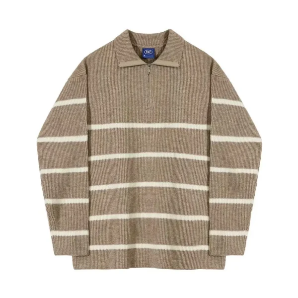 Men's Old Money 1/4 Zip Sweater - Image 2
